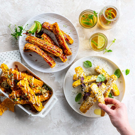 Mexican style Corn ribs for sharing